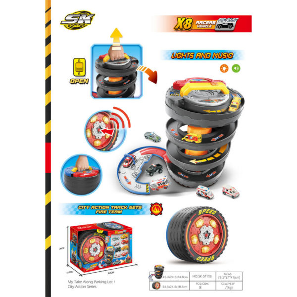BILBANE BILDEKK M/8 BILER