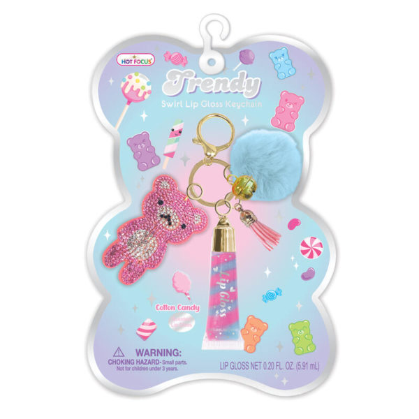 TRENDY LIP GLOSS M/NØKKELRING