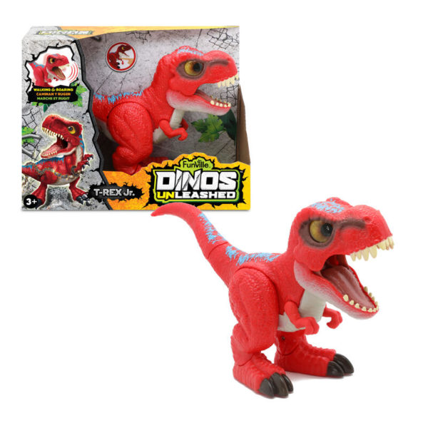 T-REX JR. GÅR OG BRØLER (32CM)