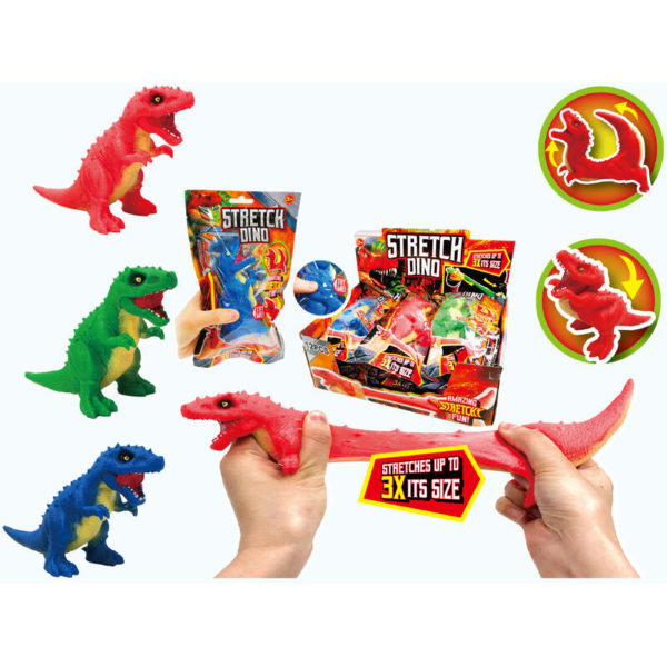 STRETCH DINO SAND FILLED (23CM)