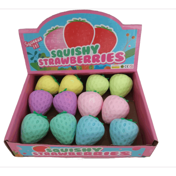 SQUISHY STRAWBERRIES (6,5CM)