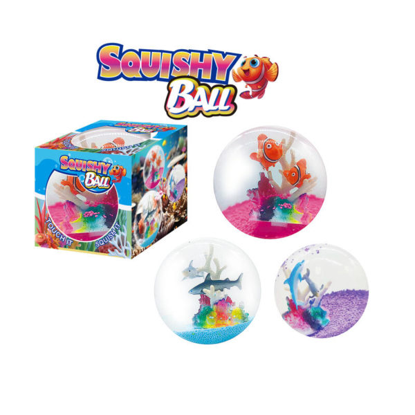 SQUISHY OCEAN BALL (9CM)