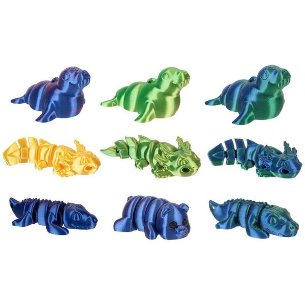 3D PRINTET DYR - 4. ASS. (6 - 8 CM)
