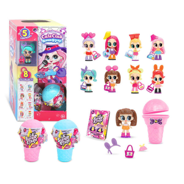 SUPER STARZ SAMLEFIGURER - 8 ASS