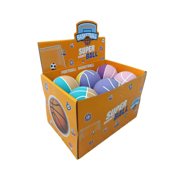 GUMMIBALL - FLERFARGET (9CM)