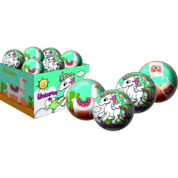 DEKORBALL UNICORN OG LAMA (15CM)