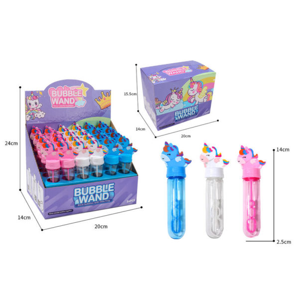 SÅPEBOBLER I RØR - UNICORN (60ML)
