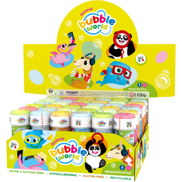 SÅPEBOBLER ANIMALS 4 ASST. (60ML)
