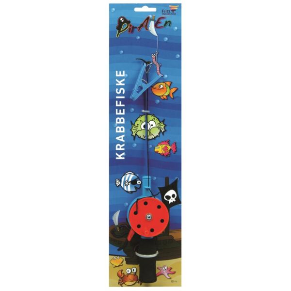 PIRATEN FISKESETT FOR KRABBE (32CM)