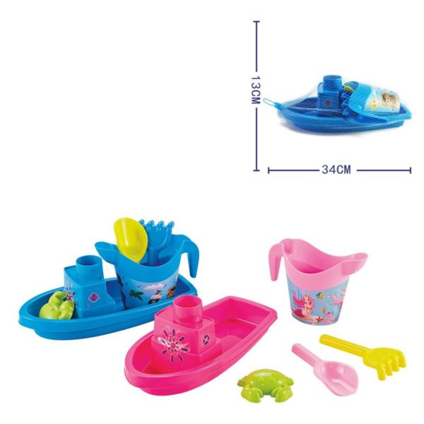 SANDSETT BÅT M/5 DELER (34CM)