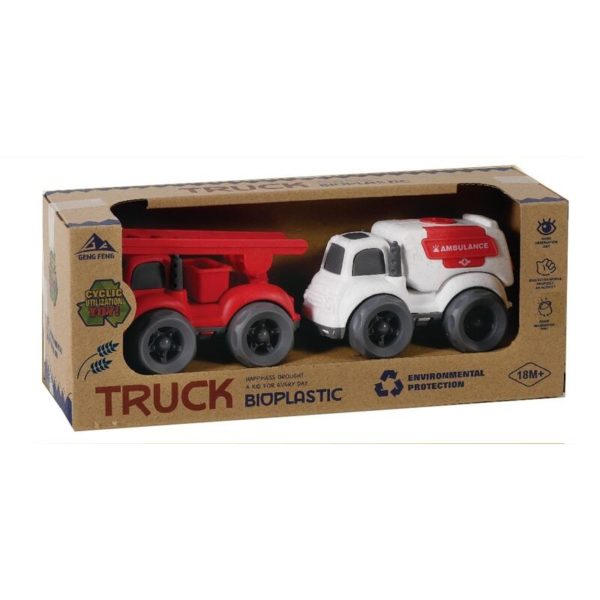 UTRYKNINGSBIL - 2 PK (10CM)