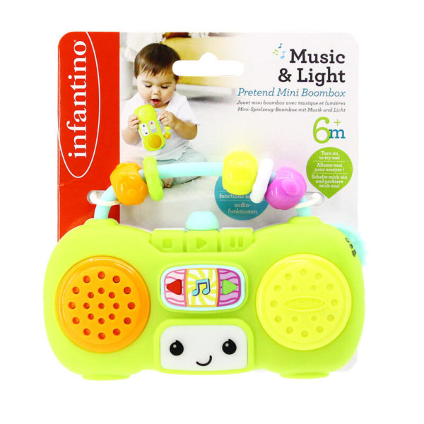 BOOMBOX RANGLE M/MUSIKK OG LYS