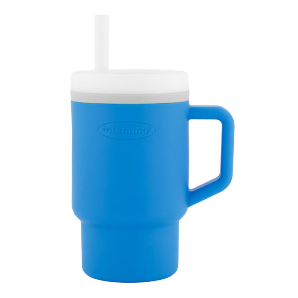 MY 1ST TUMBLER - KOPP I SILIKON - BLÅ