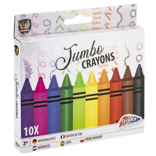 FARGESTIFTER JUMBO - 10 STK