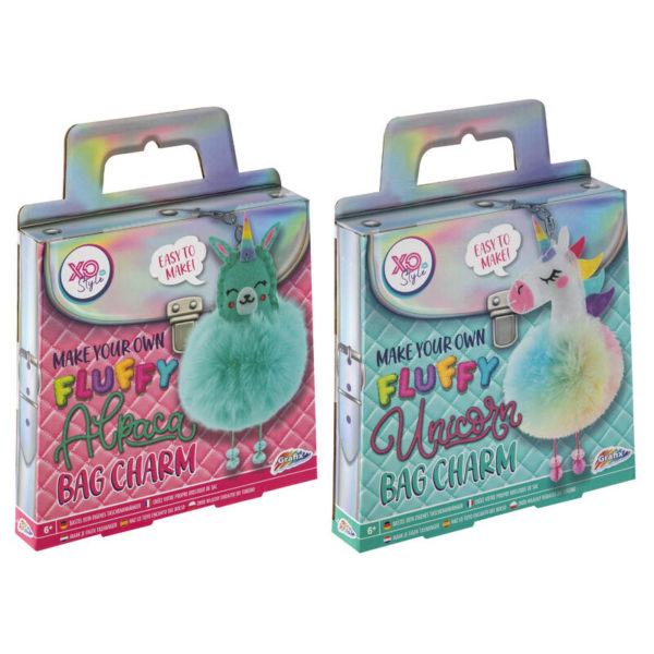 LAG DIN EGEN FLUFFY BAG CHARM - 2 ASS.