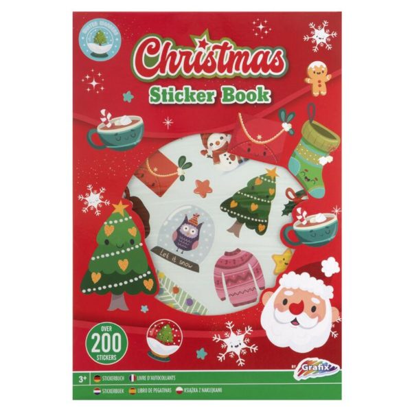 KLISTREMERKEBOK - JULEMOTIV - A4