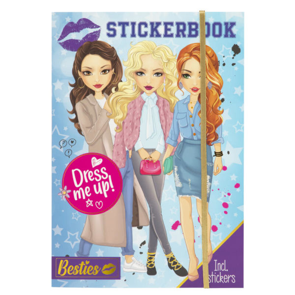 DRESS ME UP KLISTREMERKEBOK - 10 SIDER
