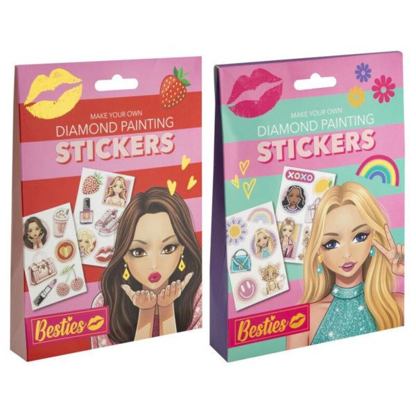 DIAMOND PAINTING STICKERS 2 ASS.