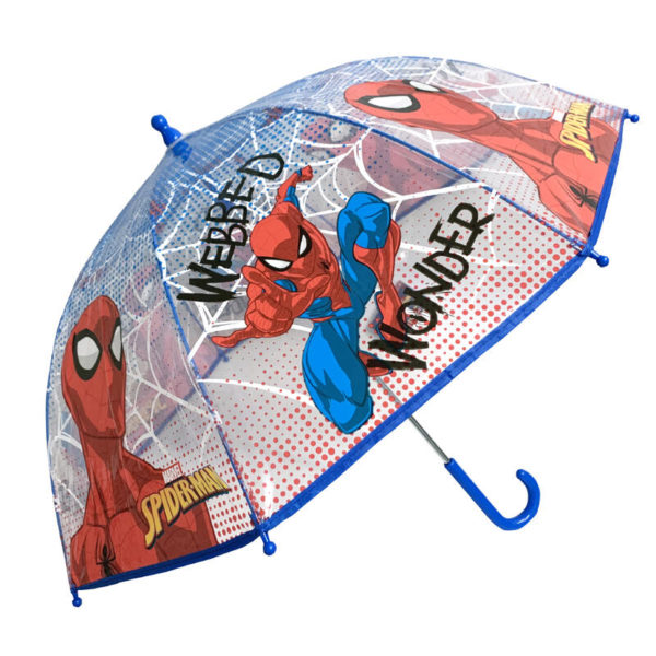 PARAPLY SPIDERMAN - TRANSPARENT (45CM)