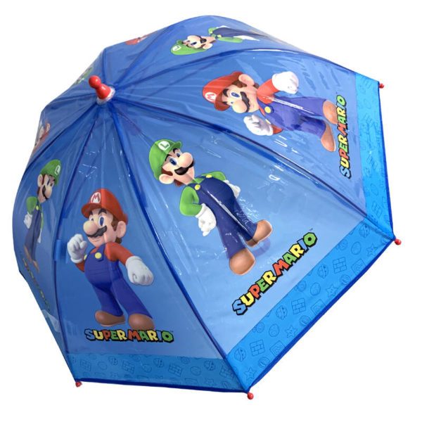 PARAPLY SUPER MARIO - TRANSPARENT (45CM)