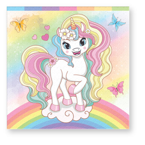 SERVIETTER - UNICORN - 12 STK