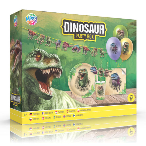 PARTY BOX - DINO - 43 DELER