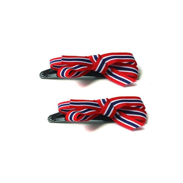 HÅRKLEMME M/SLØYFE - 2 PK