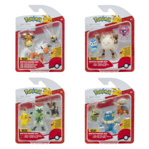 BATTLE FIGURE SET -  3 PACK - 4 ASS