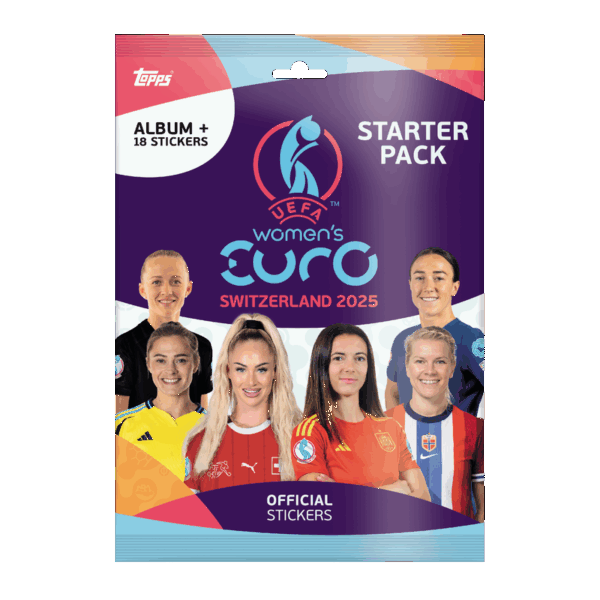 STICKERS ALBUM STARTER PACK - EM 2025
